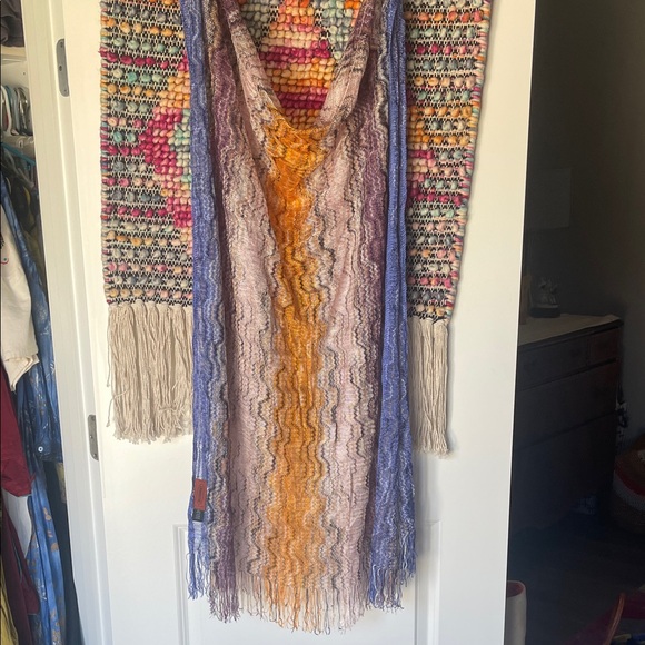 Missoni Accessories - Missoni Blue and Yellow Knit Accessory